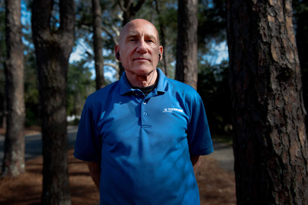 Rick Johns stands for an environmental portrait off Pennsylvania Avenue on Thursday, April 2, 2015 in Southern Pines, North Carolina. Johns will be running in the Boston Marathon for the first time, for his first marathon, on Monday, April 20.