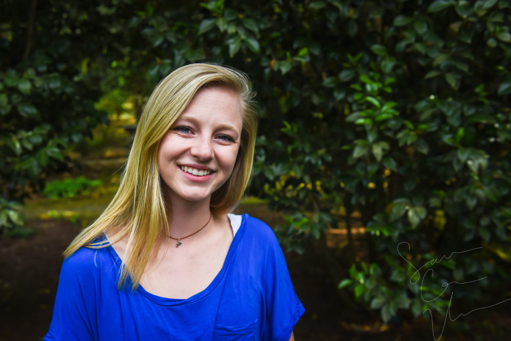 SARA CORCE/Sara Corce Visuals Pinecrest High School Senior Mikayla Niewald stands for portraits at the Weymouth Center and Campbell House park on Tuesday, April 19, 2016 in Southern Pines, North Carolina.