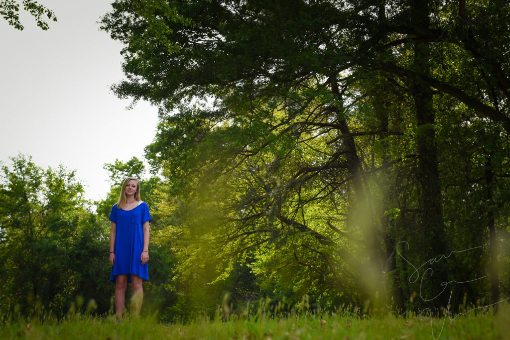 SARA CORCE/Sara Corce Visuals Pinecrest High School Senior Mikayla Niewald stands for portraits at the Weymouth Center and Campbell House park on Tuesday, April 19, 2016 in Southern Pines, North Carolina.