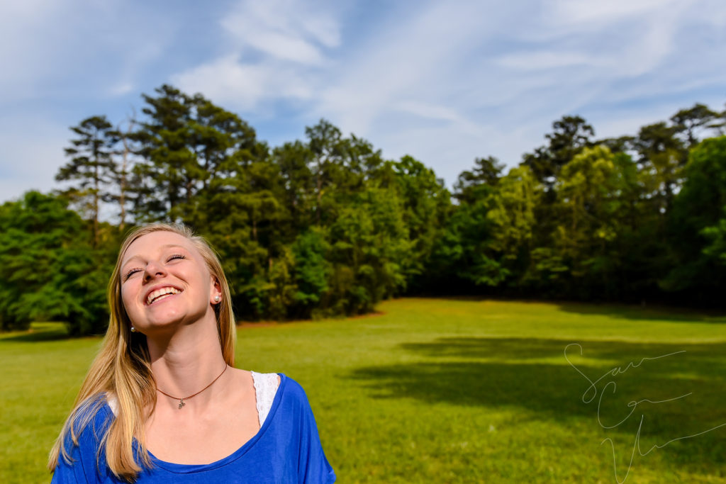 SARA CORCE/Sara Corce Visuals Pinecrest High School Senior Mikayla Niewald stands for portraits at the Weymouth Center and Campbell House park on Tuesday, April 19, 2016 in Southern Pines, North Carolina.