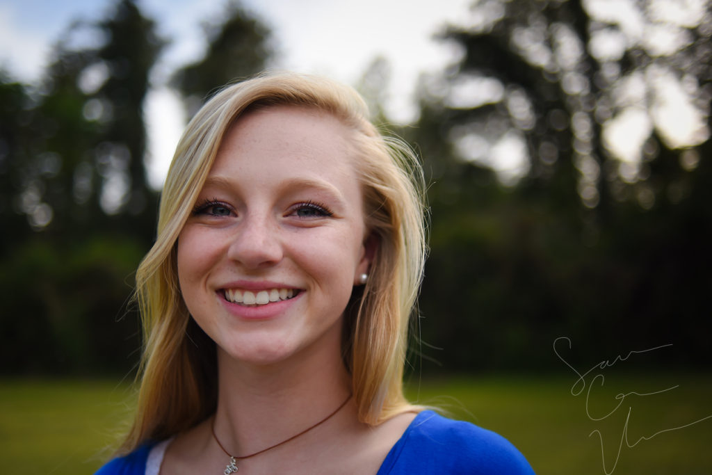 SARA CORCE/Sara Corce Visuals Pinecrest High School Senior Mikayla Niewald stands for portraits at the Weymouth Center and Campbell House park on Tuesday, April 19, 2016 in Southern Pines, North Carolina.