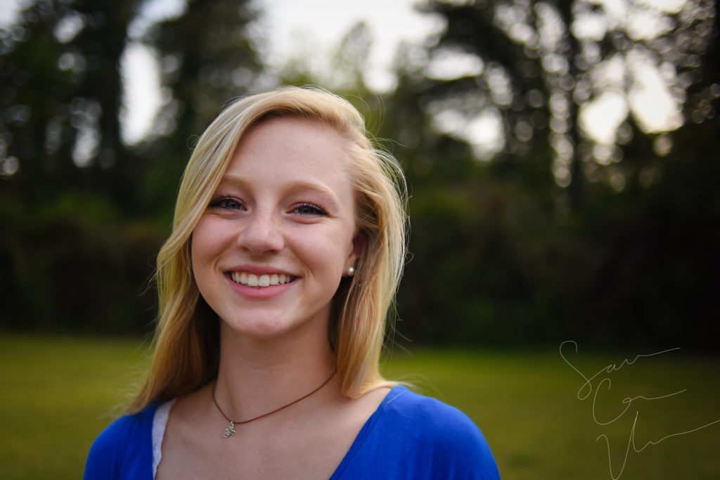 SARA CORCE/Sara Corce Visuals Pinecrest High School Senior Mikayla Niewald stands for portraits at the Weymouth Center and Campbell House park on Tuesday, April 19, 2016 in Southern Pines, North Carolina.