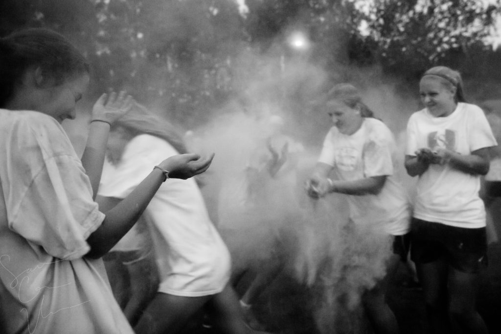 SARA CORCE/Sara Corce Visuals Selected Scenes from Monday, September 17, 2016 in Southern Pines, North Caroina/ YoungLife Paint Fight