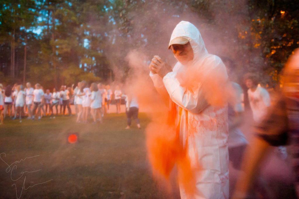 SARA CORCE/Sara Corce Visuals Selected Scenes from Monday, September 17, 2016 in Southern Pines, North Caroina/ YoungLife Paint Fight